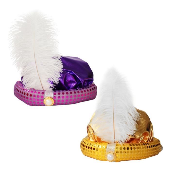 2 pièces nouveauté Halloween Cosplay accessoires de fête chapeau Aladdin CHAPEAU - PERRUQUE - COUVRE CHEF - ACCESSOIRE DE TETE