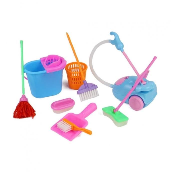 Ménage prétendre jouer Kit jouet mini aspirateur nettoyant nettoyage balai-balai outils accessoires jouets jouets pour filles enfant