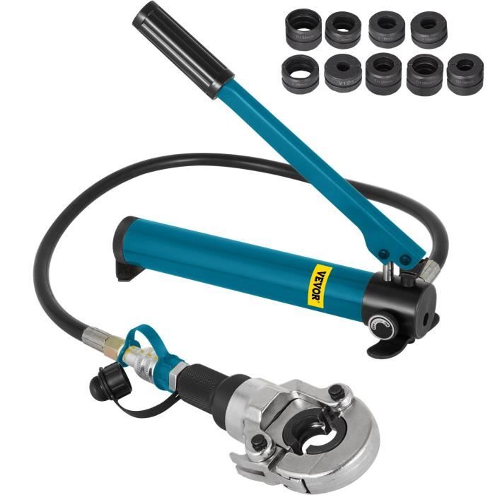 Pince à sertir hydraulique - VEVOR - 6T avec double vitesse TH/V 12-28/16-32 mm