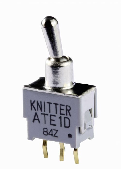 Interrupteur electronique Knitter-switch Interrupteur à levier 1 x On/On ATE 1D 48 V DC/AC 0.05 A à accrochage 1 pc(s)
