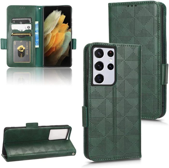 Housse Porte-cartes Pour Elephone U Pro – Coque Booklet Simili Cuir – Marron