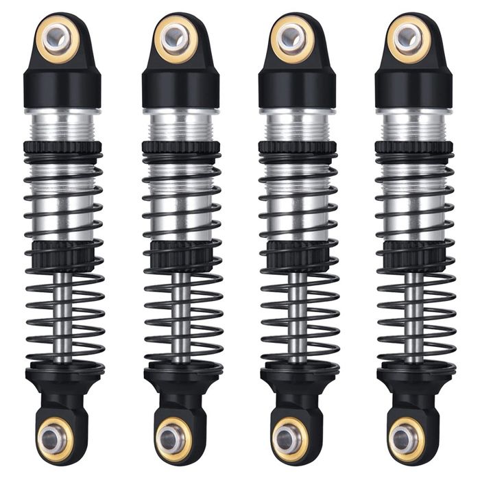 Tours D'amortisseur Avant En Alliage Pour Axial SCX10 II 6x6 - 1/10, Couleur Gun Métal, Integy C29388GUN