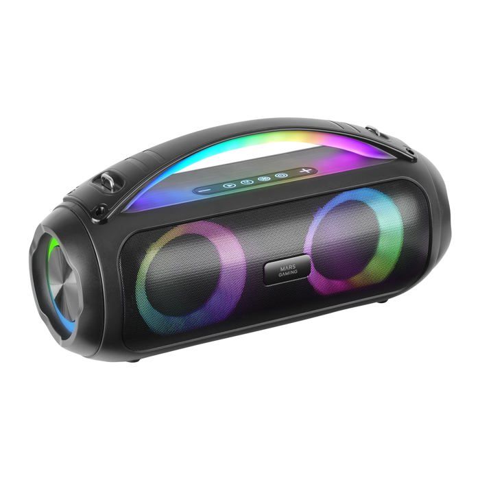 Enceinte Bluetooth - Mars Gaming - MS-PULSE - 50W RMS - Ultra-Bass - Mains Libres