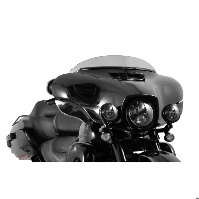 4,5 pouces noir) Couvercle de pare-brise de cames de pare-brise pour Harley Electra Street