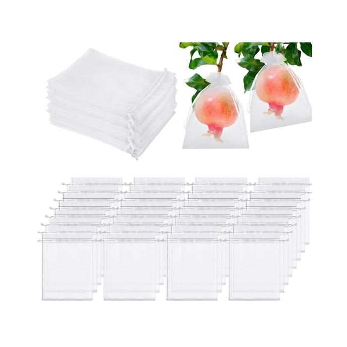 50 Sac Protection Fruits 30 X 20 Cm Sacs Filets Protection Des Grappes