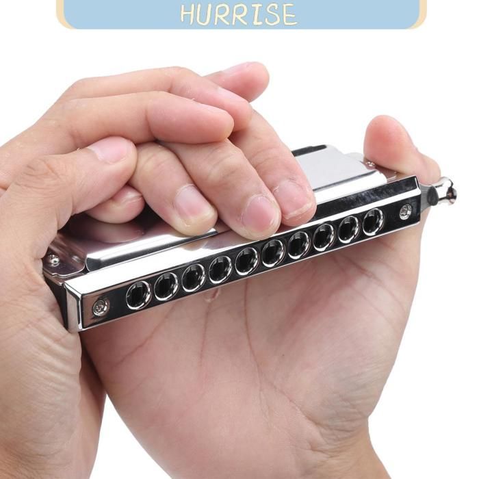 Legler Harmonica 2020335 – Instrument à Vent En Métal, 15x3x2 Cm, Dès 4 Ans, Tous Styles Musicaux