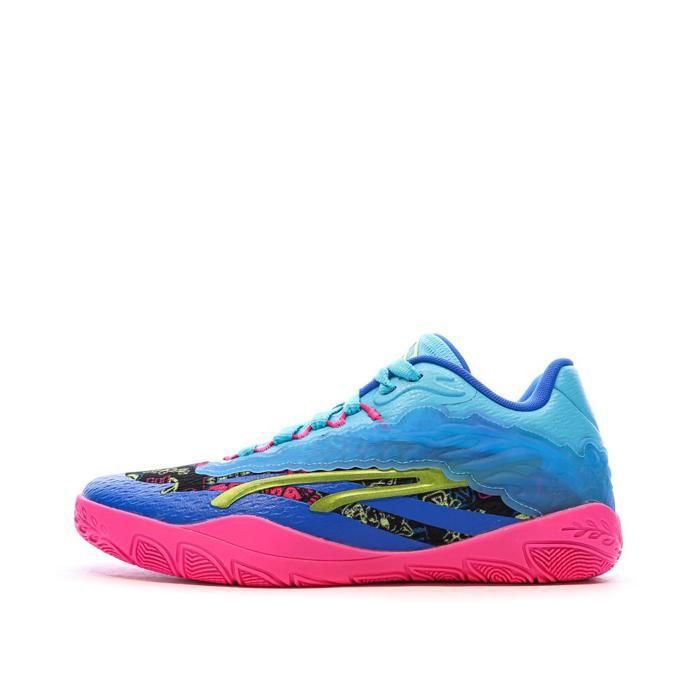Puma Chaussures de Baskets Bleu/Rose Homme Puma Stewie 3