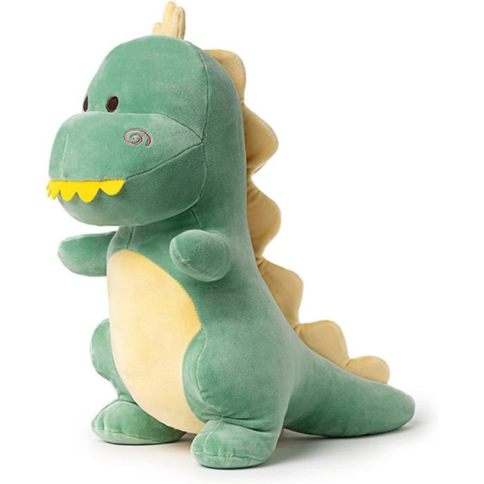 ®TONLRGY Peluche dinosaure 30 cm adorable convient aux garçons et aux filles vert