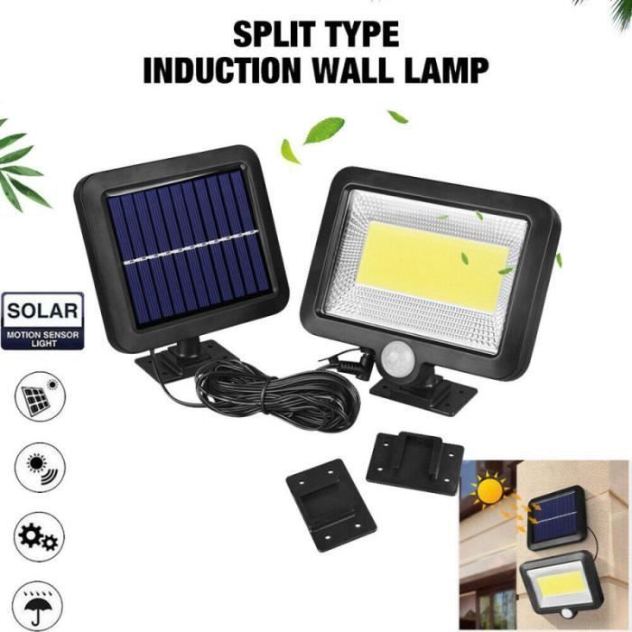 Lampe solaire murale - Keeper - 100 LED COB - Détecteur de mouvement - IP65 étanche Lampe solaire murale - Keeper - 100 LED COB - Détecteur de mouvement - IP65 étanche