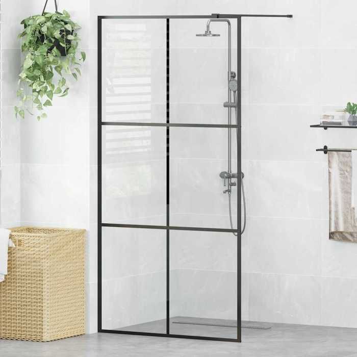 Paroi de douche vidaXL Verre ESG 100x195 cm