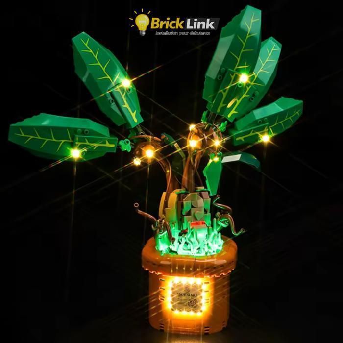 Kit LED – Installation facile pour LEGO Harry Potter™ Mandragore 76433 – Éclairage premium