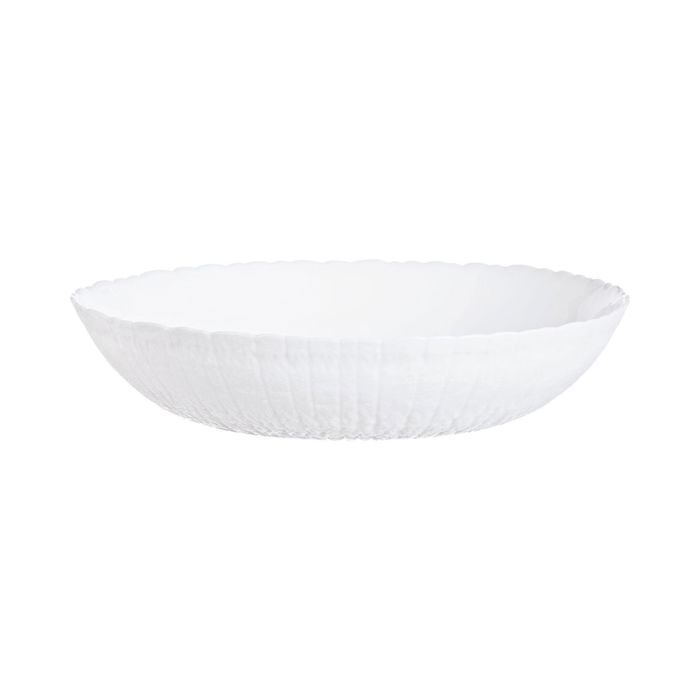 6 coupelles blanches 14cm Ammonite - Luminarc - Verre opale extra résistant
