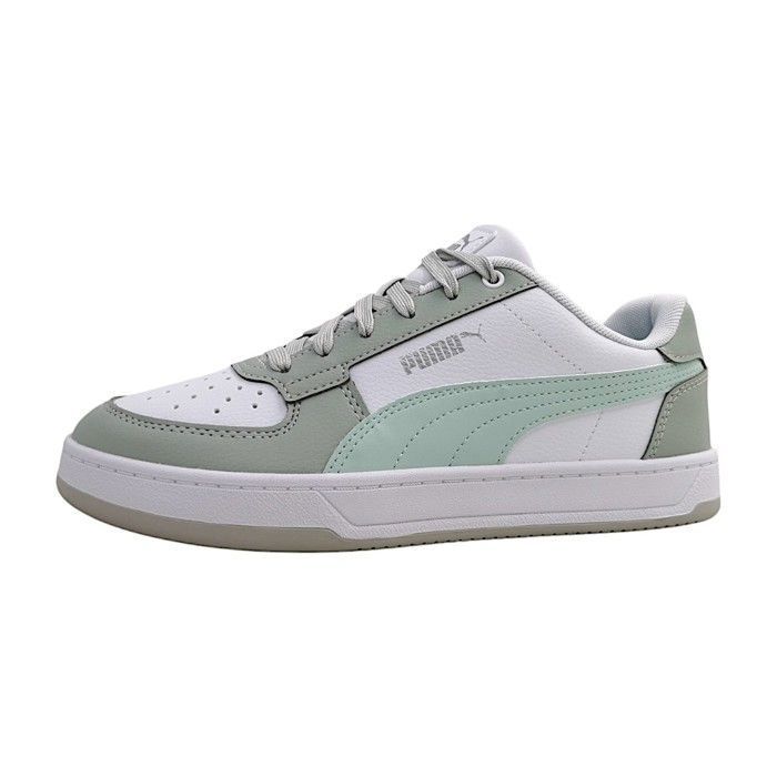 Femmes Puma chaussure à lacets sportive Caven 2.0 Textile Lacets Plat - white/peaceful 56
