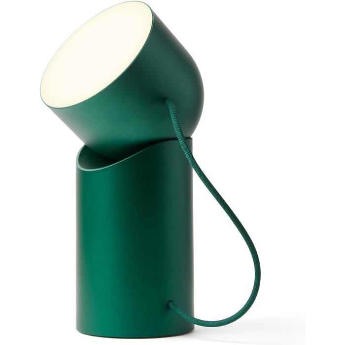 Orbe Lampe Led De Table Rechargeable Sans Fil Avec Tête Amovible Magnétique Et Rotative Pour Chevet Bureau Ou Terrasse-Vert [EC249]
