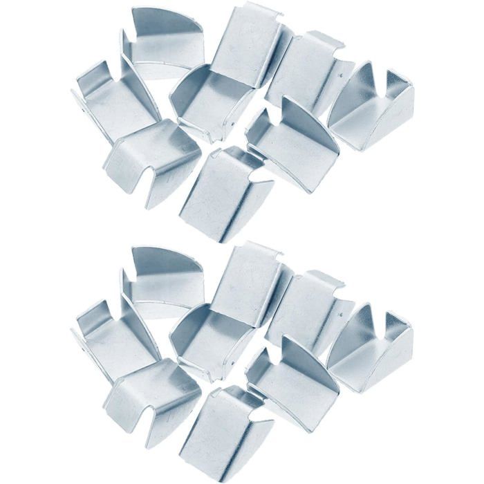 20 Clips DÉtagère Métalliques Taquets Pour Armoire Et Bureau Support De Fixation Pour Bibliothèque Installation Sans Outil [AT183]