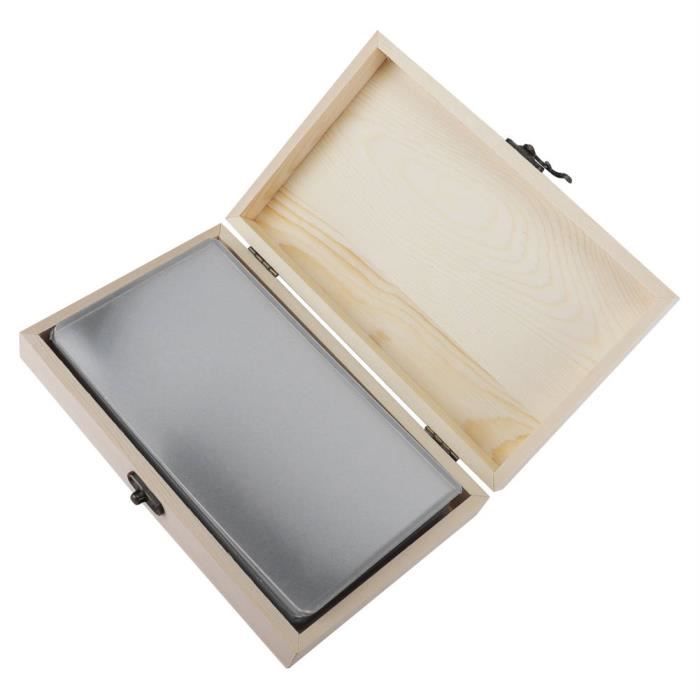 BOÎTE À SOUVENIRS en bois avec couvercle transparent idéale pour BOÎTE À SOUVENIRS en bois avec couvercle transparent idéale pour