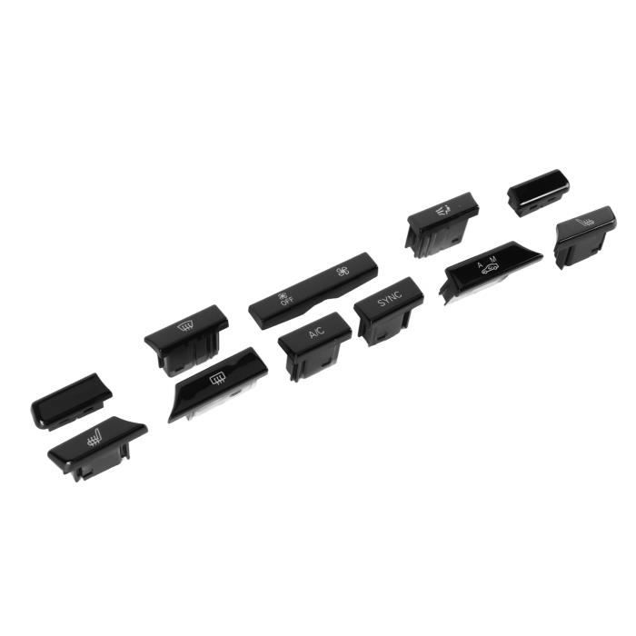 Kit De 3 Boutons Climatisation Pour Peugeot 206/207 - Remplacement Facile Et Précis - 8