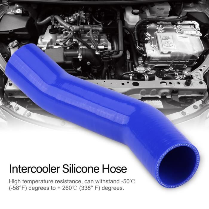 Tuyau Intercooler En Silicone Renforcé Bleu Pour Jaguar X-Type 2.0D-2.2D (2003-2009) - Remplacement Performance - Ref C2S26986 - 3