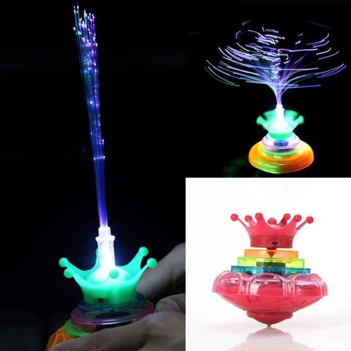 Magic Music Gyroscope Toy Gyro Spinner Spinning LED Whirling UFO Pour