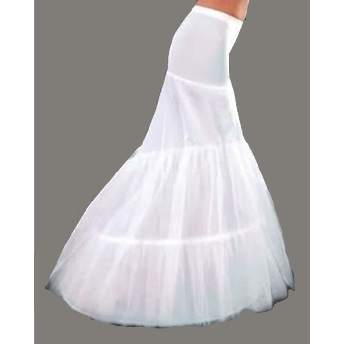Jupon Mariage Robe De Mariee Jupon Avec Cerceaux Jupon Blanc Jupon Tulle Sirene Fishtail 2 Hoop Niveaux Blanc Achat Vente Robe De Ceremonie 0656952232343 Cdiscount
