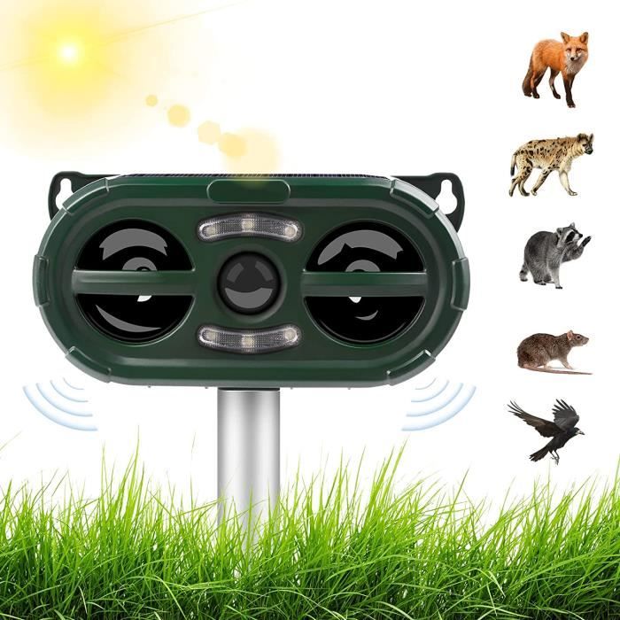 Répulsif à Taupes Solaire – Ultrasons, 3 Modes, Étanche IP65 - 3