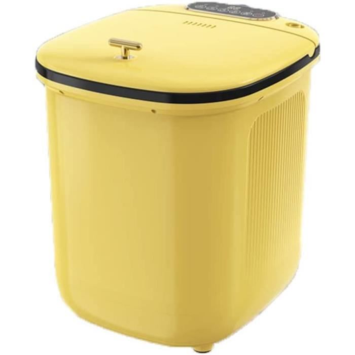 Mini Machine à Laver Portable Ultrasons – Lave-Linge Compact USB Silencieux Pour Voyages, Appartements Et Linge Bébé (Bleu)