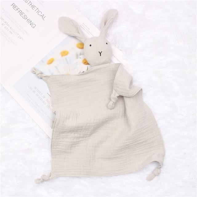 Gris Doudou Souple Motif Animaux Pour Apaiser Et Rassurer Pour Bebe Jouet Pour Dormir Poupee Serviette E Cdiscount Puericulture Eveil bebe