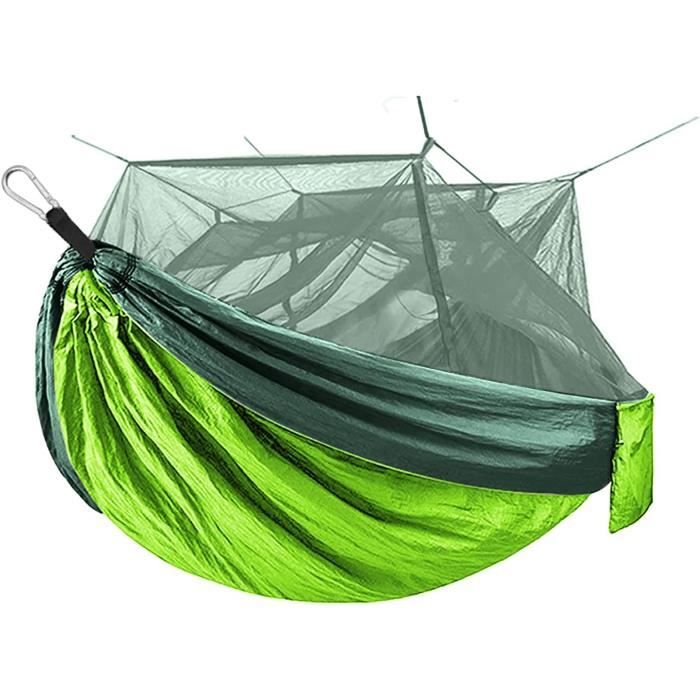 Wakects Hamac de Camping avec Moustiquaire, Ultra-léger Hamac d