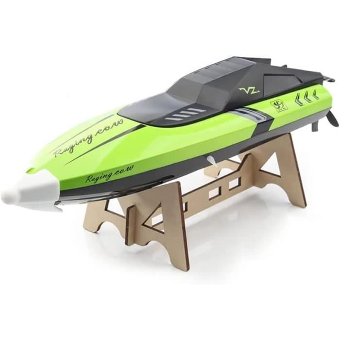 Bateau Télécommandé 24 GHz – Avec Pulvérisation D'Eau Et Lumières – NEUF