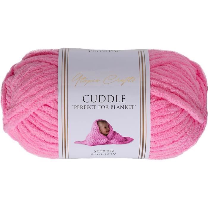 Cuddle Fil Chenille Doux Pour Tricot Et Crochet, 100 G - 60 M (Rose  Vif)[x4534] - Cdiscount Beaux-Arts et Loisirs créatifs