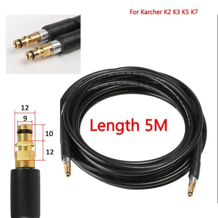 Tuyau Haute Pression 8m Pour Kärcher K2 à K7 - 400 Bar, Quick-Connect, Avec Ceinture De Rangement - 8