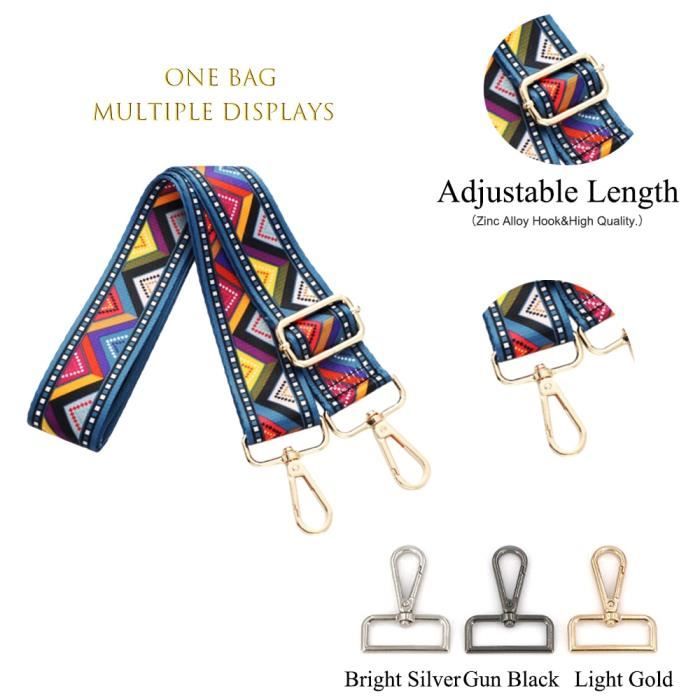 Sangle De Remplacement Pour Sac à Main - Bandoulière Réglable Fleur Blanche, Neuf Avec étiquette