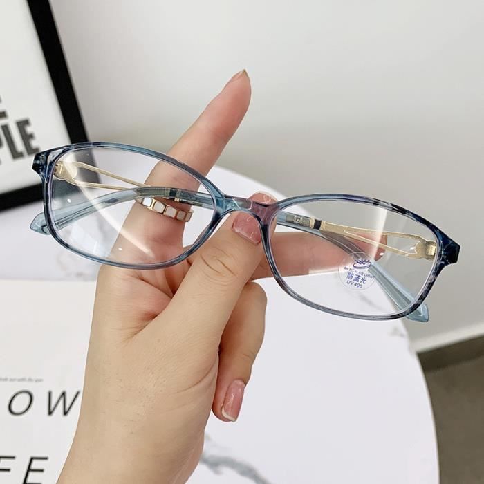 Lunettes de lecture anti lumiere bleue pour femmes lunettes de presbytie haute qualite lecteur presbyte dioptrie Bleu 400 Achat Vente lunettes de lecture Femme Cdiscount