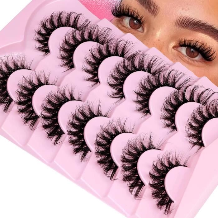 Lot De 6 Paires De Faux Sourcils Père Noël - Fausse Fourrure Blanche, Autocollants - Déco Noël, Cosplay, Fêtes - 11