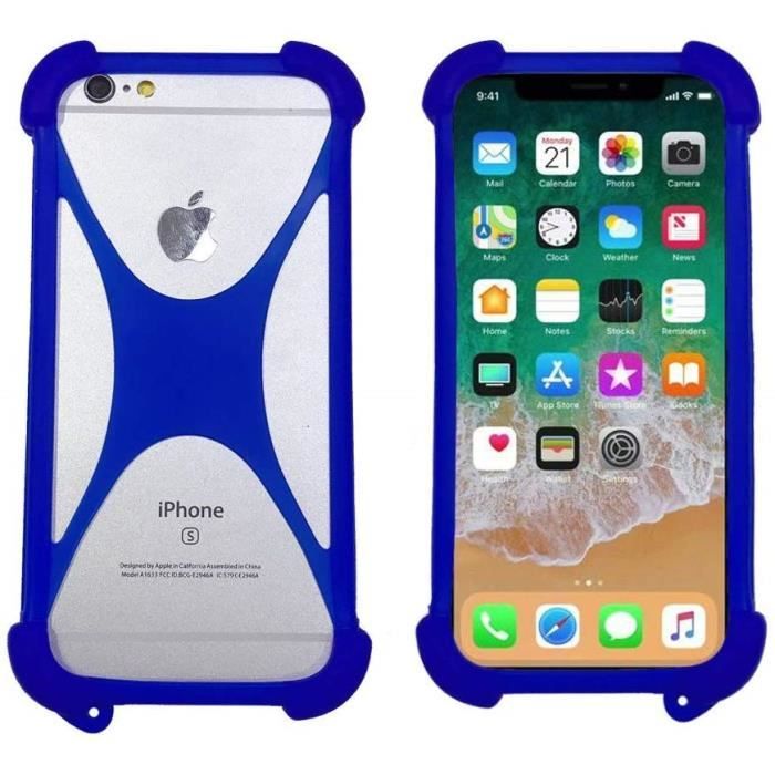 Sconosciuto PH26: Custodia Portafoglio In Ecopelle Per Konrow Easy 5, Con Chiusura Magnetica E Slot Porta Tessere
