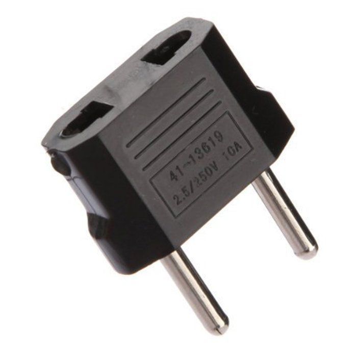 Adaptateur Prise Secteur USA US Chine Canada Japon vers FR France BE Belgique EU