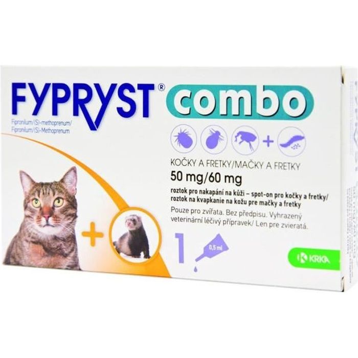 Fypryst Combo Spot-on Chats Et Furets) Krka Pipette Antiparasitaire Programme