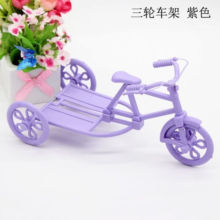 ANKROYU Modèle de Mini vélo, modèle d'ornements de vélo en métal, modèle de vélo Miniature, Ornements de Mini vélo Violet, Ornement de Mini vélo pour Collection, décoration de