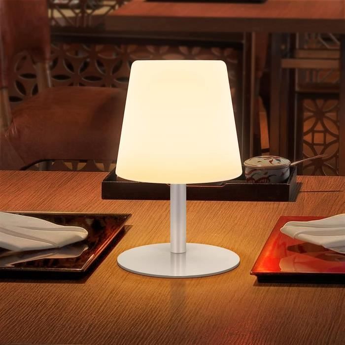 Lampe de table LED sans fil, lampe de table avec batterie, lampe de table  LED dimmable