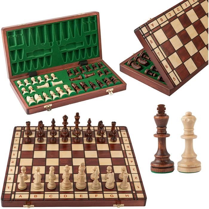 Jeu D'Échecs Et Échiquier En Bois - Ensemble Staunton Royal – L’échiquier