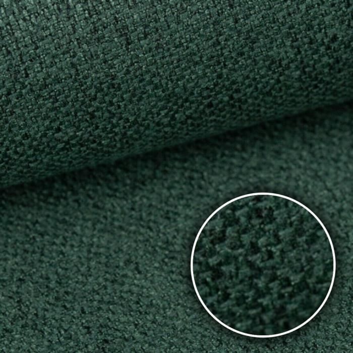 SELENE Ameublement Tissus au Metre pour Couture - 100% Polyester Résistant à la Déchirure et aux Rayons UV - Vert Foncé