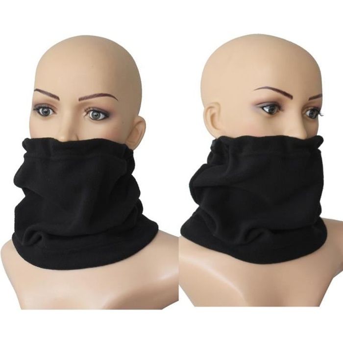 Echarpe polaire cache cou foulard masque bonnet homme femme enfant