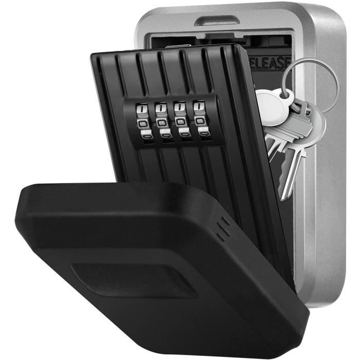 4 Digit Combination Key Lock Box Waterproof Resettable Wall Mounted Key ...
