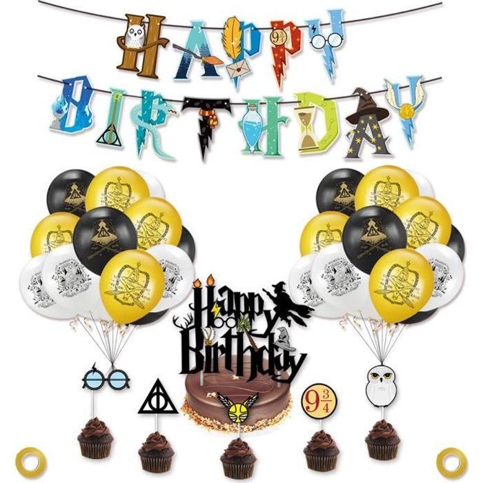 Harry Potter Suspendu Tourbillon Décorations Enfants Fête D'anniversaire Fournitures ~ Wizards 12