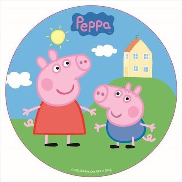 Disque En Sucre Peppa Pig 16 Cm Cdiscount Maison Disque En Sucre Peppa Pig 16 Cm Cdiscount Maison
