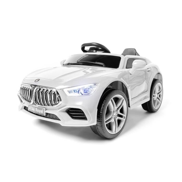 Voiture électrique pour enfant ATAA Royal 12V Blanc - Batterie 12v et télécommande