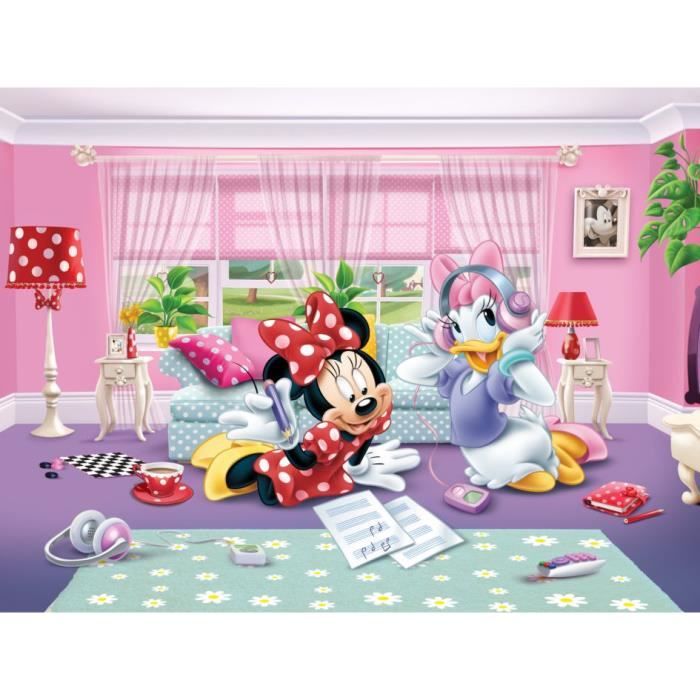 Papier peint XXL intisse Minnie et Daisy Disney 360X255 CM