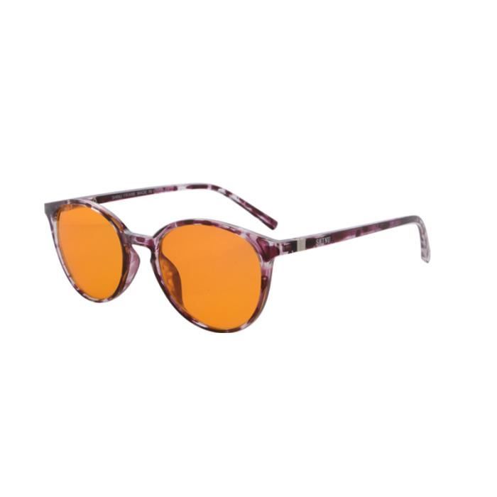 Verres couleur orange C3 lunettes d ordinateur pour femmes verres Orange bloquant toute lumiere bleue lunet Cdiscount Bijouterie