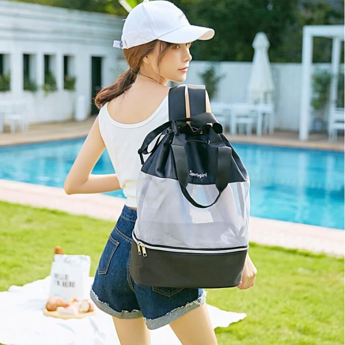 Bidon sac tanche Sac dos cordon de serrage pour femmes sac