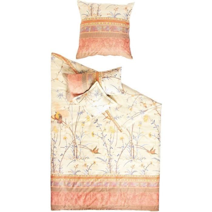 Biancheria Da Letto Bierbaum In Raso Mak&ograve; - 155x220 Cm, Cotone, Multicolore